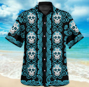 Skull Patterm Hawaii Shirt LP05