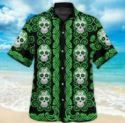 Skull Patterm Hawaii Shirt LP06