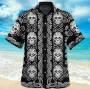 Skull Patterm Hawaii Shirt LP03