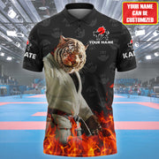 Personalized Name Master Tiger Karate Shirt P170803