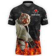 Personalized Name Master Tiger Karate Shirt P170803