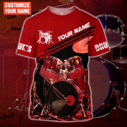 Personalized Name Drum 30 All Over Printed Unisex Shirt