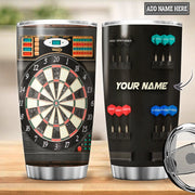 Personalized Name Darts Tumbler 20oz 30oz Cup