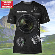 Personalized Name Camera All Over Printed Unisex Shirt - LP2