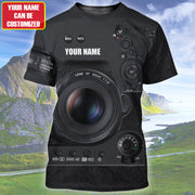 Personalized Name Camera All Over Printed Unisex Shirt - LP1