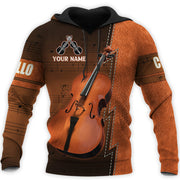 Personalized Name Cello All Over Printed Unisex Shirt