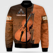 Personalized Name Cello All Over Printed Unisex Shirt
