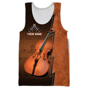 Personalized Name Cello All Over Printed Unisex Shirt