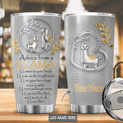 Advice from a Llama Tumbler 20oz 30oz Cup