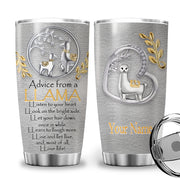 Advice from a Llama Tumbler 20oz 30oz Cup