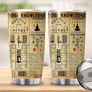 Yoga Knowledge Tumbler 20oz 30oz Cup