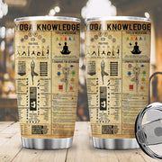 Yoga Knowledge Tumbler 20oz 30oz Cup