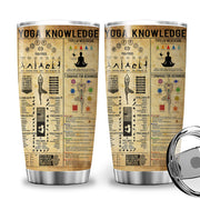 Yoga Knowledge Tumbler 20oz 30oz Cup