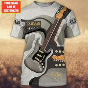 Personalized Name Guitar All Over Printed Unisex Shirt - LP05