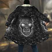 Skull Darkness Hooded Cloak 01