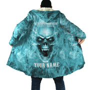 Skull Hello Darkness my old friend Hooded Cloak P260801