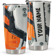 Personalized name Chainsaw Tumbler 20oz 30oz Cup