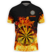 Personalized Name Dart On Fire 3D Shirt P300504