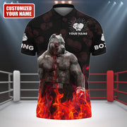 Personalized Name Pitbull Boxing All Over Printed Unisex Shirt Q060905