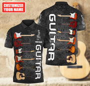 Personalized Name Guitar Q3 All Over Printed Unisex Shirt