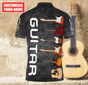 Personalized Name Guitar Q3 All Over Printed Unisex Shirt