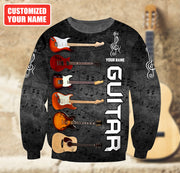 Personalized Name Guitar Q3 All Over Printed Unisex Shirt