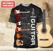 Personalized Name Guitar Q3 All Over Printed Unisex Shirt