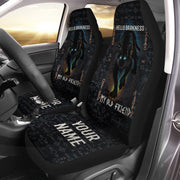 Personalized Name Viking Fenrir Hold on Car Seat Covers Universal Fit - Set 2 Q070903
