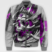 Personalized Name Purple Skull Darts All Over Printed Unisex Shirt Q080901