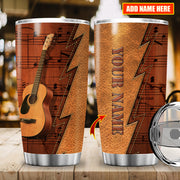Personalized Name Guitar Knowledge Tumbler 4 20oz 30oz Cup