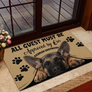 German Shepherd Funny Personalized Doormat Q170902