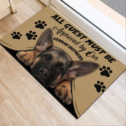 German Shepherd Funny Personalized Doormat Q170902