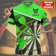 Personalized Name Green Darts Q2 All Over Printed Unisex Shirt Q130911
