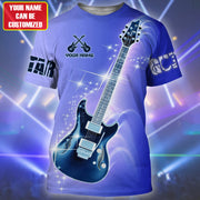 Personalized Name Guitar Q4 All Over Printed Unisex Shirt