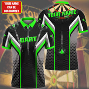 Personalized Name Green Darts Q7 All Over Printed Unisex Shirt Q230905