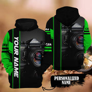 Personalized Name Camera Q6 All Over Printed Unisex Shirt