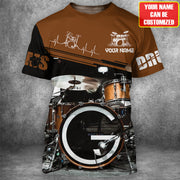 Personalized Name Drum16 All Over Printed Unisex Shirt