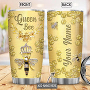 Personalized Name Queen Bee Tumbler 20oz 30oz Cup