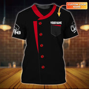 Personalized Name Chef 30 All Over Printed Unisex TShirt