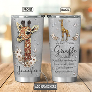 Personalized Name Giraffe 20oz 30oz Cup